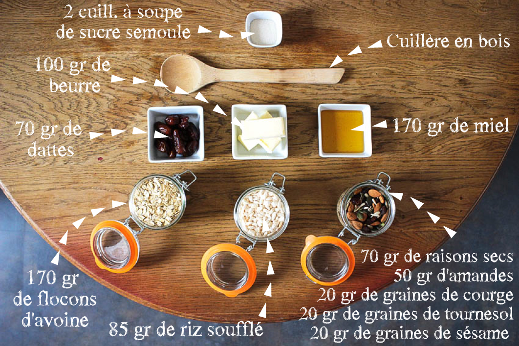 DIY barre de céréales maison