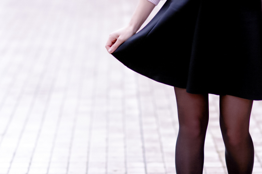 jupe patineuse noire vero moda black skirt