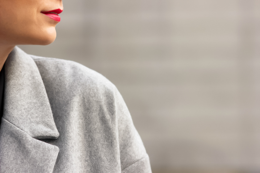 manteau en laine gris hiver 2015