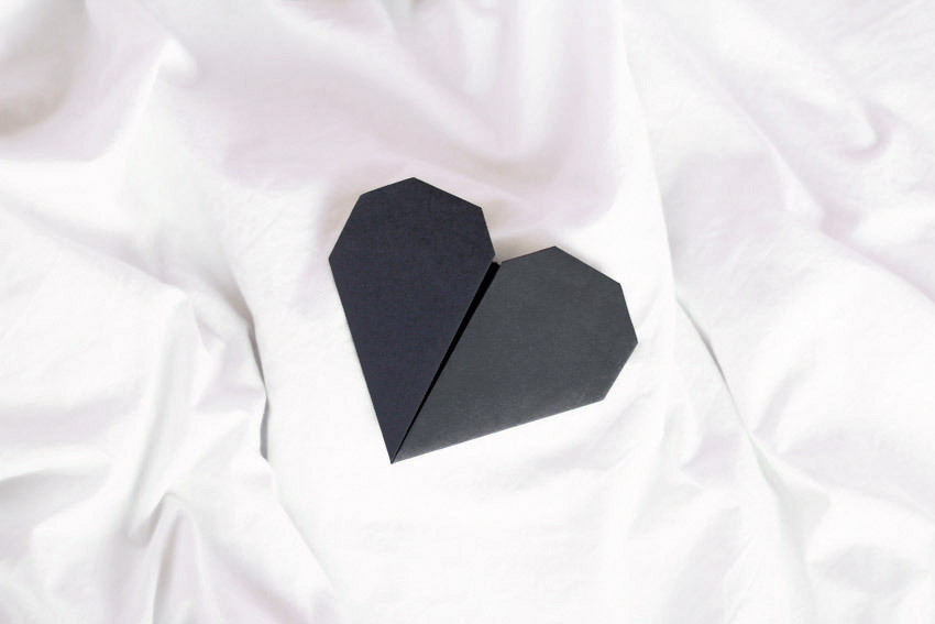 pliage coeur origami blog DIY lyon