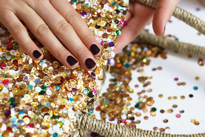 Comment coller des paillettes ? - Creavea