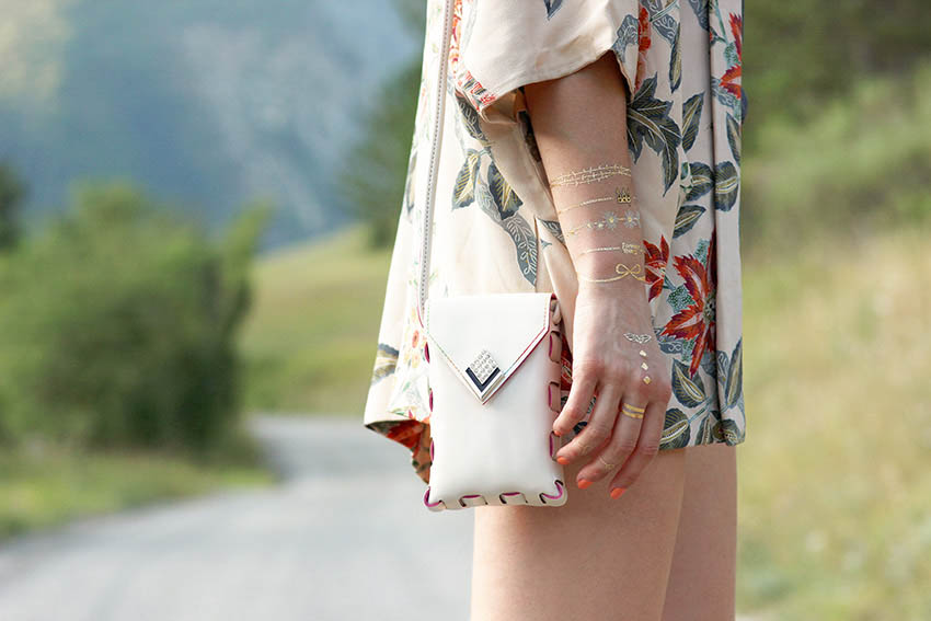 mini sac cuir blanc blog mode lyon Artlex