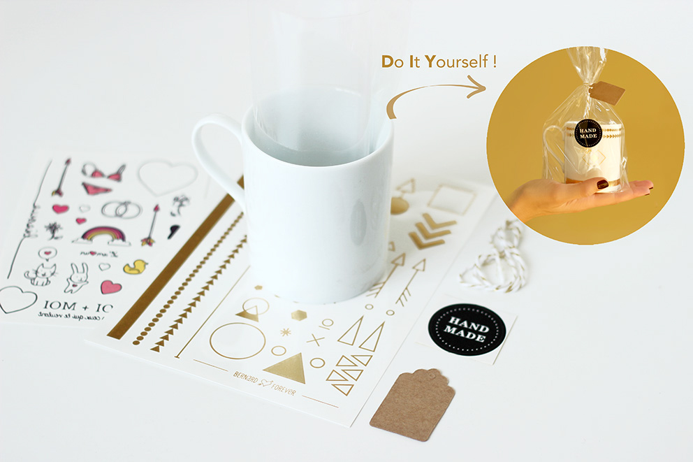 DIY tasse porcelaine