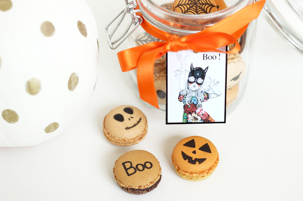 halloween macaron DIY blog Artlex