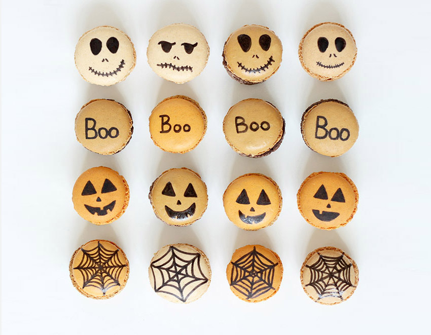 macarons pour halloween DIY Artlex