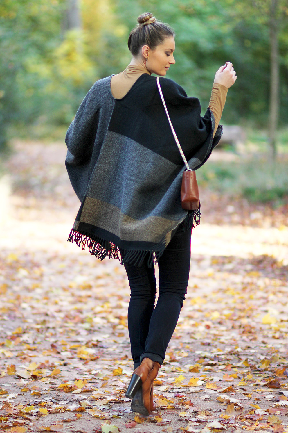 comment porter le poncho