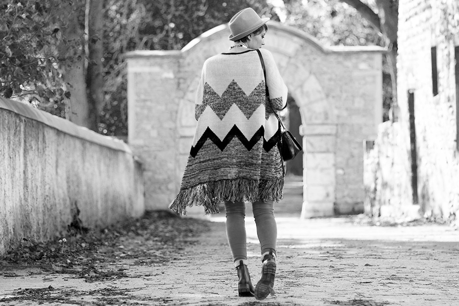 street style poncho blog mode lyon Artlex