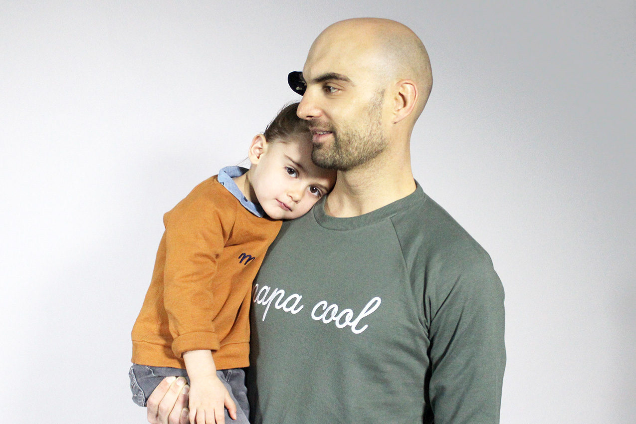 sweat homme papa cool emoi-emoi