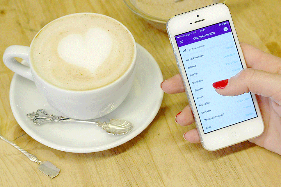 trouver un évènement WINGiT application