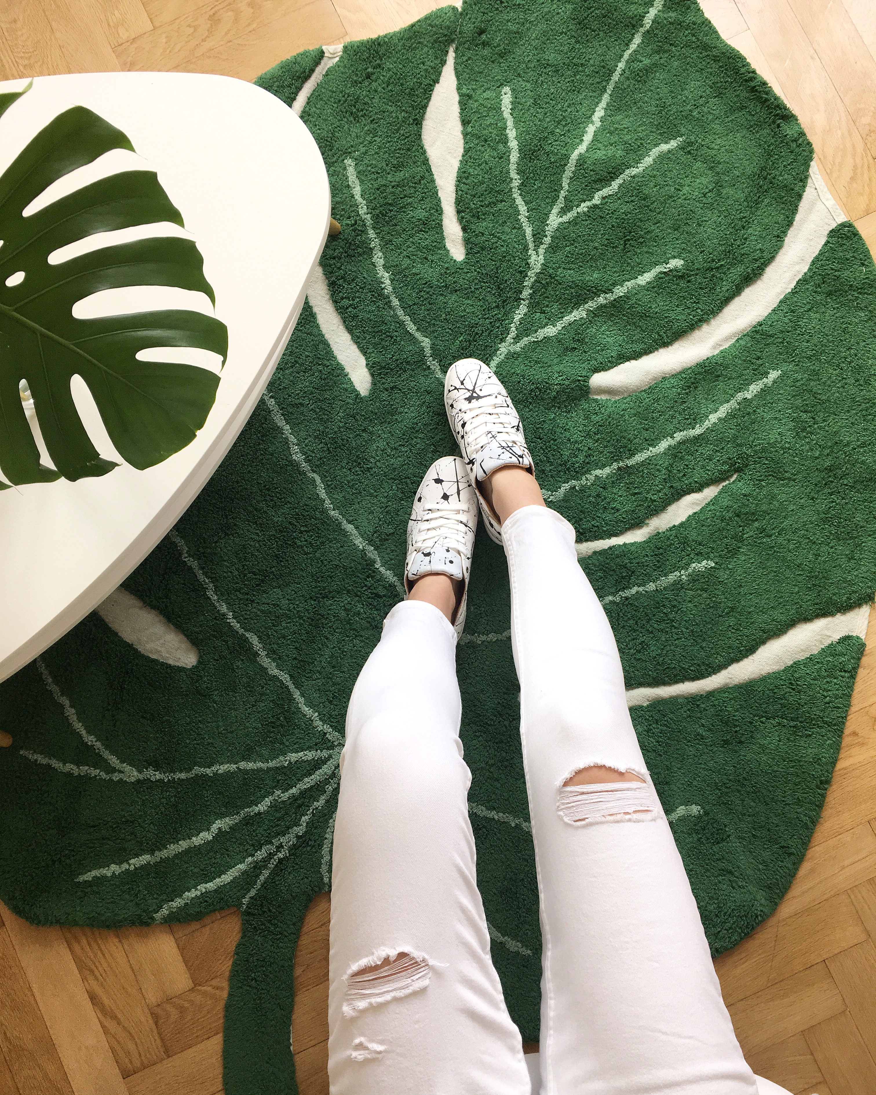 tapis monstera