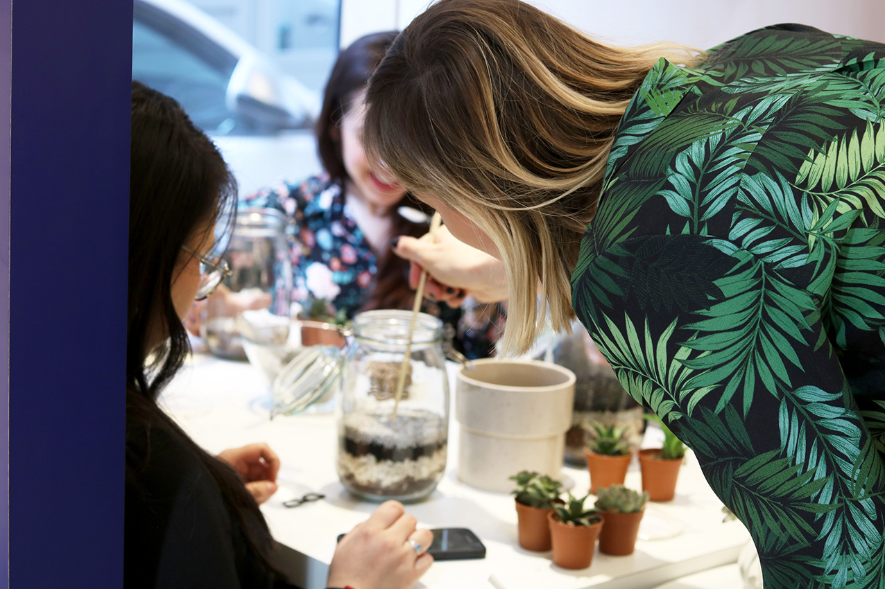 Atelier terrarium Lyon pour Opticiens Perceval - Blog DIY