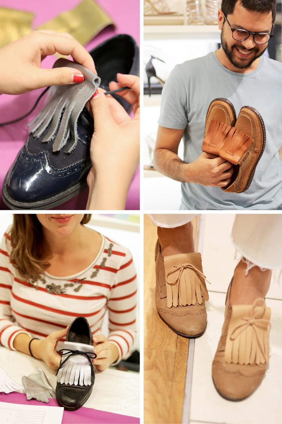atelier-DIY chaussures-galeries-lafayette
